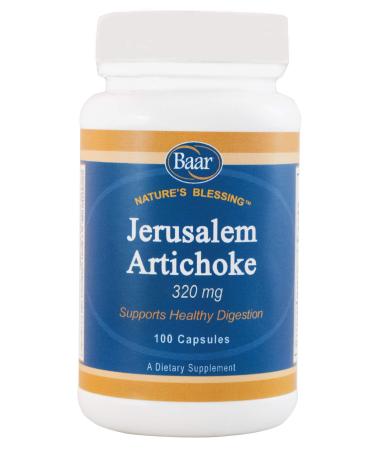 Baar Organic Jerusalem Artichoke, 320 mg, 100 Capsules