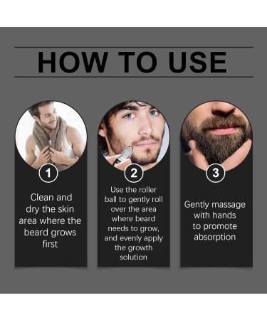 Roll-on Soin Barbe Homme 8 ml - Nourrit les follicules pileux hydrate et fortifie format nomade - Buy Online on GoSupps.com