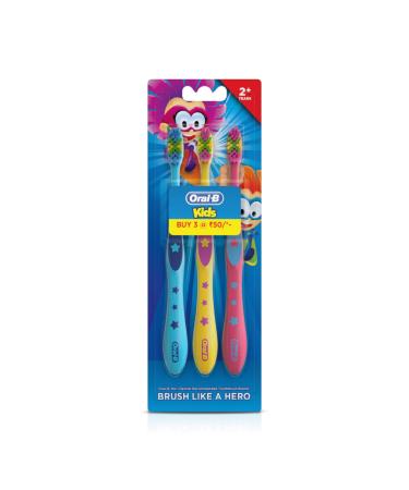 Oral-B Kids Toothbrush, Extra Soft (Pack of 3)