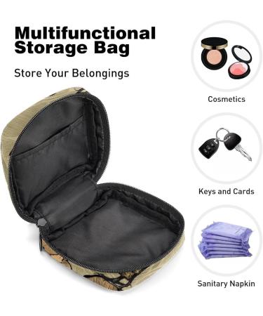 Magpie on The Flower Sanitary Napkin Storage Bag - Portable Period Pouch for Women/Girls - Multi-colored - Buy Online on GoSupps.com