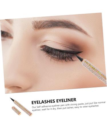 DOITOOL Waterproof Eyeliner 1pc Eyeliner Fake Eyelashes Fake Lashes Eye Lining Pen Makeup Accessory Full Diamond Retouching Pen 1 count (Pack of 1) As Shown - Buy Online on GoSupps.com