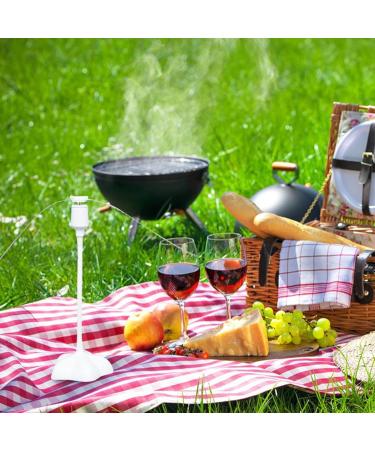 Electric Fly Fan Household Automatic Fly Fan Multi-Purpose Food Fly Fan for Outdoor Patio Home Party Picnic (Black) - Buy Online on GoSupps.com