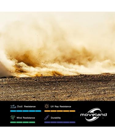 6 Passenger Golf Cart Cover | Dust-Proof, Anti-UV, PVC Coating | Custom Fit for EZ GO, Club Car, Yamaha | Moveland Outdoor Accessories - Buy Online on GoSupps.com