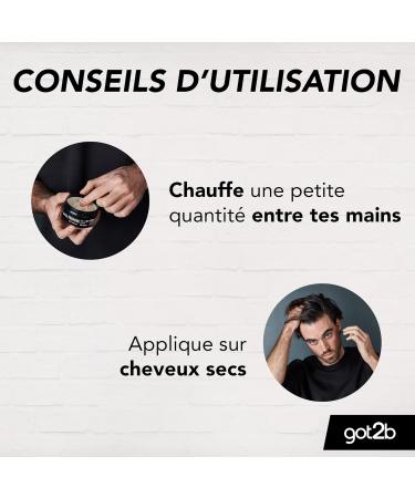 Got2b - PhenoMENal - P te Modelante Cheveux - Ne Colle Pas - R sultat Naturel - Fixation Contr l e - Coiffant Cheveux - Formule V gane - 96% d'ingredients d'origine naturelle - Pot 100 ml 100 ml (Lot de 1) - Buy Online on GoSupps.com