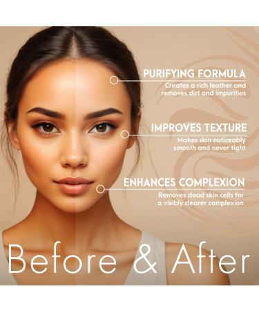 Hydrating Facial Cleanser 8 oz - Non-Foaming AHA BHA Formula with Hyaluronic Acid & Antioxidants for All Skin Types - International Shipping Available - Buy Online on GoSupps.com