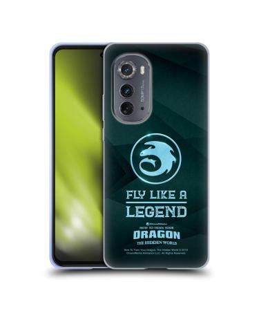 Head Case Designs Officially Licensed How to Train Your Dragon Toothless Legend III Icon Art Soft Gel Case Compatible with Motorola Edge (2022)