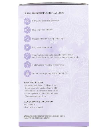 AURA CACIA Lunar Diffuser - Essential Oil Diffuser for Aromatherapy | International Shipping Available - Buy Online on GoSupps.com