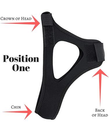 Adjustable Anti Snore Chin Strap for Men and Women - Stop Snoring with Sleep Aid Solution - Compatible with CPAP Users and Mouth Breathers - Use with Snore Eliminator Pro or Bruxism Mouthpiece - Buy Online on GoSupps.com