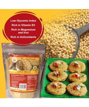 Shastha Little Millet (Samai) - 10 Lbs Pack | Processed, Unpolished & Hulled - Buy Online on GoSupps.com