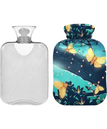 Buy Naanle Bright Night Butterflies Hot Water Bottle 2L - Pain Relief & Therapy with Cover and Handle - International Shipping Available - Buy Online on GoSupps.com