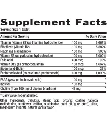 Country Life HI-B100 | High Potency B-Complex Vitamins - 100 Tablets - Buy Online on GoSupps.com
