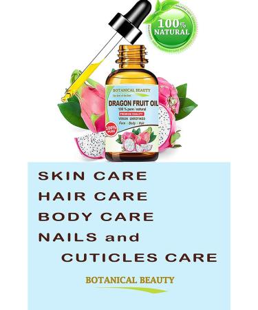 Buy 100% Pure Dragon Fruit Seed Oil - Natural Virgin Unrefined Cold-Pressed Carrier Oil for Face Skin Hair & Nails | 15ml by Botanical Beauty - Buy Online on GoSupps.com
