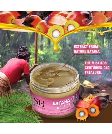 SEVICH Hair Butter with 100% Pure Raw Batana Oil - From Honduras Batana Oil for Hair Growth Repair Damaged Hair Nourishes Thin Hair Scalp Skin and Loss Hair Growth Fir for All Hair Types 2.1Oz - Buy Online on GoSupps.com