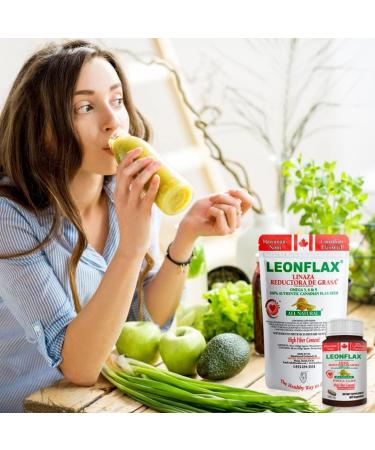LEONFLAX 100% Authentic Canadian Flax Seed - 60 Capsules for Digestive Health - 60 Count Bottle - Buy Online on GoSupps.com