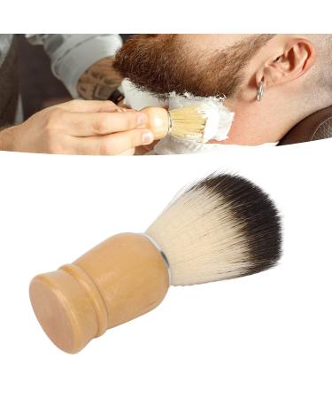 Premium Soft Hair Shaving Brush with Wooden Handle | Rich Lather & Beard Cleansing for Wet Shaving | Ideal Men's Tool for Safety Razor - Buy Online on GoSupps.com