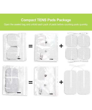 AUVON Dual Channel TENS Unit Muscle Stimulator Machine - 20 Modes, 2 x 4 Electrode Pads - Buy Online on GoSupps.com