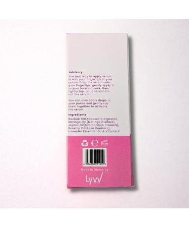 MAISON LYVV Hydrating Face Serum with Baobab Moringa Jojoba & Rosehip Oils Natural Moisturizing Facial Treatment for Even Radiant Complexion 1.01 fl oz - Buy Online on GoSupps.com