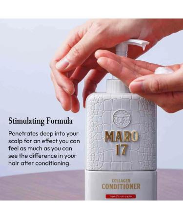 MARO17 Collagen Scalp Conditioner - Boost Blood Circulation & Promote Hair Growth | Hyaluronic Acid & Collagen Peptides | 11.6 oz - International Shipping Available - Buy Online on GoSupps.com