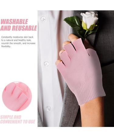 Beavorty 1 Pair Moisturizing Gel Gloves Elastic Hydrating Cracked Hand Healing Glove for Women Girls Day Night Relief from Dry Rough and Cracked Hands - Buy Online on GoSupps.com