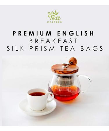 The Tea Masters Prism Tea Bags - English Breakfast Premium (1x100) - Buy Online on GoSupps.com