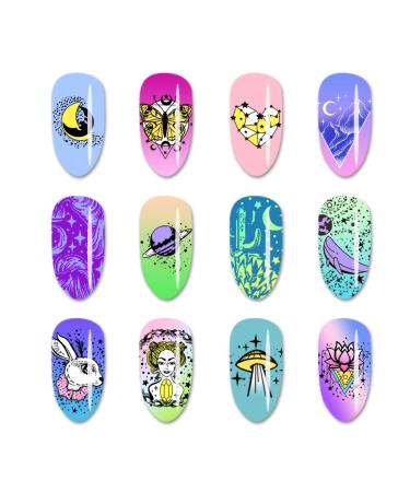 BeautyBigBang Nail Stamp Plate - Star & Butterfly Patterns for Stunning Manicure International Shipping Available - Buy Online on GoSupps.com
