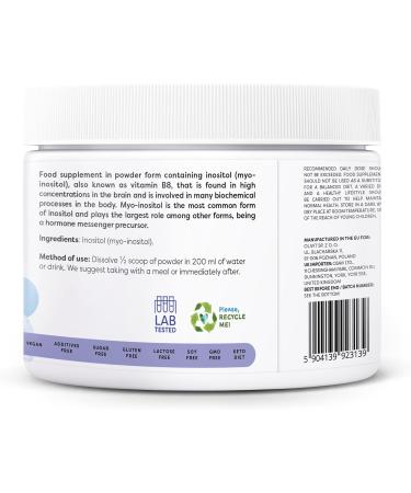 Osavi Inositol Powder 1000mg - 240g | Premium Quality for Wellness & Health - Shop Internationally - Buy Online on GoSupps.com