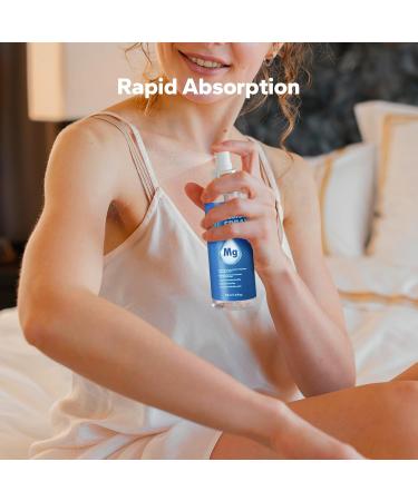 SilkySecret Pure Magnesium Oil Spray (4 Fl Oz) Magnesium Oil for Feet Natural Ingredient in Glass Bottle Fast-Absorbing Mist for Feet & Skin - Buy Online on GoSupps.com