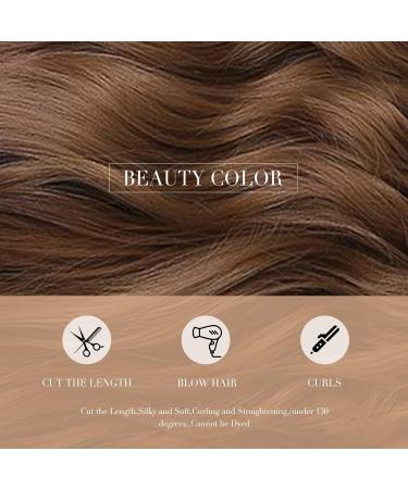 Buy Haircube 24 Inch Brown Long Curly Wig - Natural Look Synthetic Wig for Women - Middle Parting Style - Buy Online on GoSupps.com