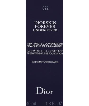 Christian Dior Diorskin Forever Undercover Foundation 022 Cameo 1.3 Ounce Women's Makeup - Buy Online on GoSupps.com