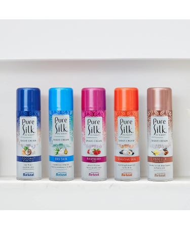 Pure Silk Vanilla Shea Butter Spa Therapy Shave Cream for Women 7.25 oz (Pack of 6) - Buy Online on GoSupps.com
