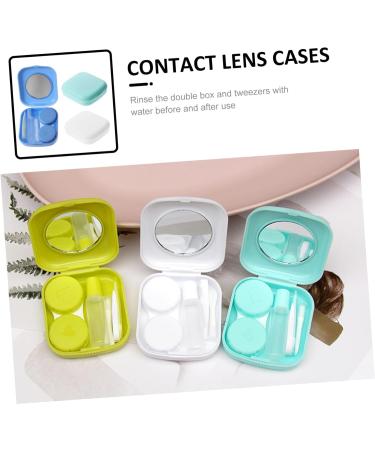 Homsfou 15-Sentence Contact Lens Container | Travel Lens Case | Versatile Toilet Items & Eye Lenses Storage Box | Durable & Compact Design - Buy Online on GoSupps.com