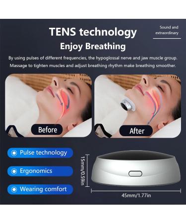 Intelligent Electric Anti-Snoring Device - Smart & Adjustable Snoring Stopper for Better Sleep - Buy Online on GoSupps.com