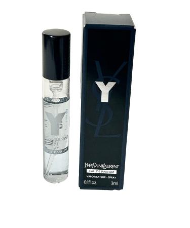 Yves Saint Laurent YSL Y Men SPRAY Perfume MINI SMALL TRAVEL SIZE 3 ml / 0.1 Fl oz