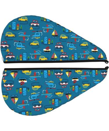 Quick-Dry Hair Towel Wrap | Hair Drying Turban with Button | Ultimate Head Towel for Fast Hair Drying | Perfect for Travel - Buy Online on GoSupps.com