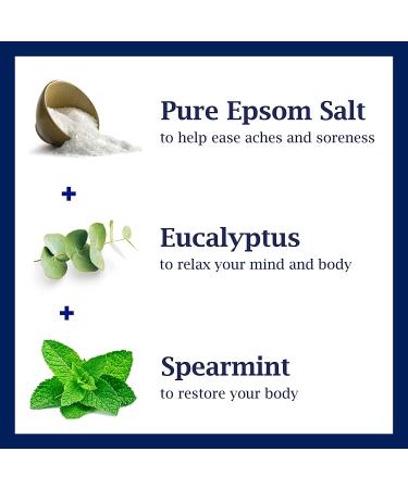 Dr Teal's Eucalyptus & Spearmint Epsom Salt 3 lb - Pack of 4 - Buy Online on GoSupps.com
