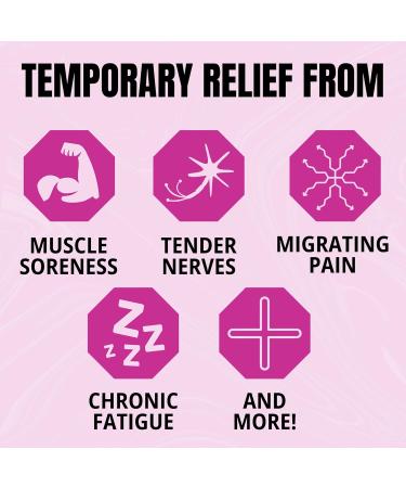 Fibromyalgia Relief for Temporary Relief of Muscle Soreness Discomfort Tenderness Difficulty Moving Joint Pain (3 Pack) - Buy Online on GoSupps.com