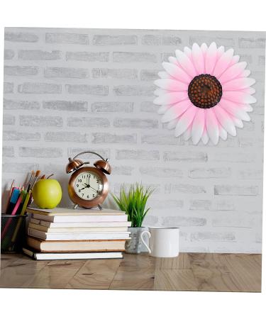 Cabilock Iron Pendant Flowers Decoration Vintage Home Decor Outdoor Wall Art Wall Hanging Pink - Buy Online on GoSupps.com