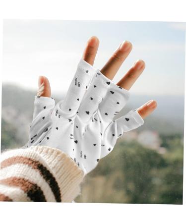 minkissy 8 Pairs Miss Fingerless manicure protection salon manicure gloves Accessories protector gloves Manicure tools gloves for sun protection for women gel for nails - Buy Online on GoSupps.com
