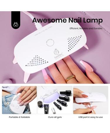 Beetles Poly Nail Gel Kit - 6 Colors Soak Off UV Lamp Extension Gel with Base & Top Coat for DIY Manicure - Fall Winter French Nails - Buy Online on GoSupps.com