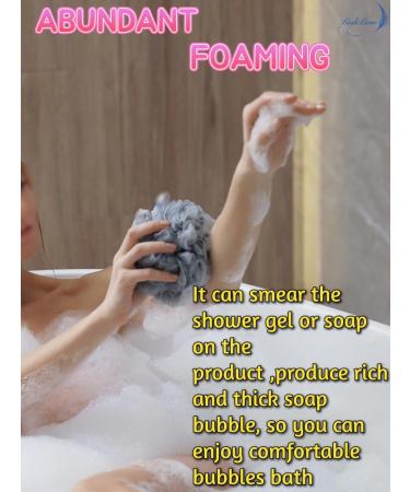 Buy Bath Loofah Pack of 6 - Exfoliating Shower Sponges for Scrubbing & Cleansing | Ideal Body Wash Pouf - Buy Online on GoSupps.com