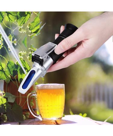 BRIX Refractometer for Brewing | Handheld Hydrometer with ATC | Perfect for Beer & Spices - Shop Internationally - Buy Online on GoSupps.com