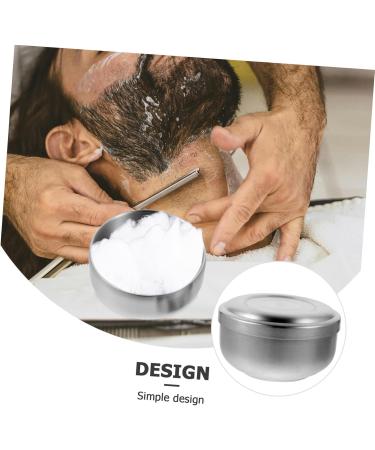 Fomiyes 4-Piece Stainless Steel Shaving Bowl Set for Men - Practical Salon-Quality Shaving Containers with Lid - Ideal for Soap Foam & Cream - Buy Online on GoSupps.com