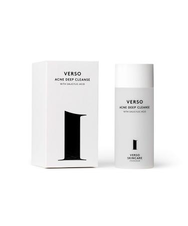 VERSO Deep Cleanse Exfoliating Face Cleanser For Visibly Soothe & Calm Skin 5 fl oz