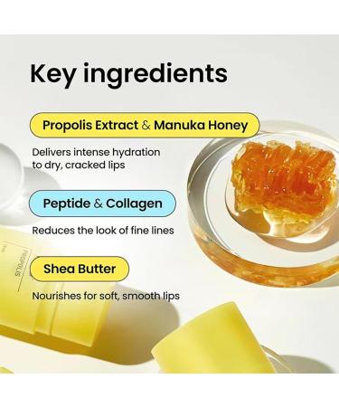 2PCS Honey Lip Butter 12hrs Long-lasting Moisture Gentle Exfoliation Hygienic Twist Dispenser korean skin care - Buy Online on GoSupps.com