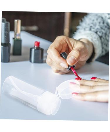 Healeved 1 Set Nail Polish Remover Bottle Glass Polishing Compound Pump Soap Dispenser Plastic Cosmetic Container Push down Dispenser Bottle Travel Soap Pp Hydrating Press Bottle White - Buy Online on GoSupps.com