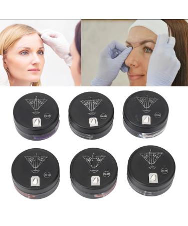 Permanent Eyebrow Mapping String Eyebrow Mapping String Pre Inked Brow Mapping String Eyebrow Mapping String for Microblading Eyebrow Thread Makeup Tool 65.6ft 6 Colors