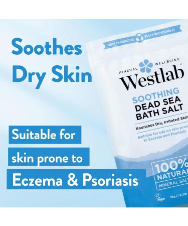 Westlab Pure Mineral Dead Sea Salt 1kg - Unscented | Pack of 1 - Buy Online on GoSupps.com