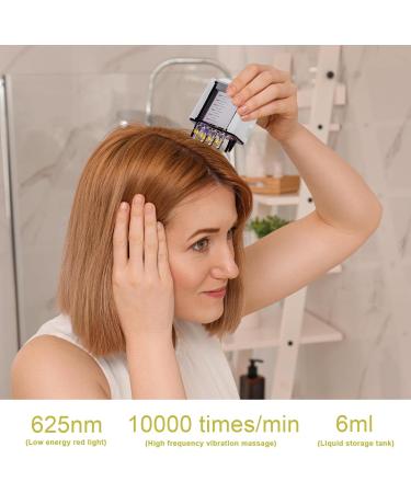 2-in-1 Scalp Massage Brush & Hair Oil Applicator | Head Massage Device for Hair Treatment & Essential Oil Application - Buy Online on GoSupps.com