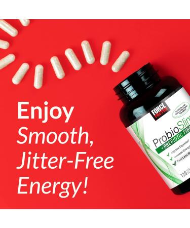 Force Factor ProbioSlim + Prebiotic Fiber, Metabolism Booster for Women & Men, Digestive Health Support, Green Tea Extract and Psyllium Husk Fiber, 120 Count (Pack of 2) - Buy Online on GoSupps.com