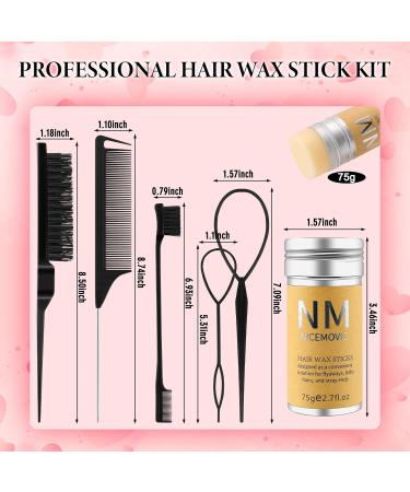 Hair Wax Stick Set - Flyaway Control for Women & Teens | Best Hair Styling Tools & Accessories | Perfect Christmas & Birthday Gifts - Buy Online on GoSupps.com